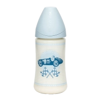 Βρεφικό μπιμπερό Suavinex για κορίτσια CarToy γαλάζιο 270ml 0-6m αυτοκινητάκι νεογέννητο μωρό βρέφος πλαστικό μηνών online