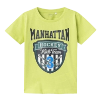 Παιδική μπλούζα Name it για αγόρια Hockey λαχανί σχολείο καθημερινό βαμβακερό μακό ετών online (1)