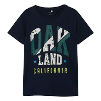 Παιδική μπλούζα Name it για αγόρια Oakland μπλε