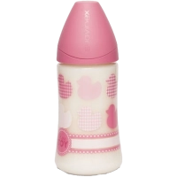 Βρεφικό μπιμπερό Suavinex για κορίτσια Roseduck ροζ 270ml 0-6m κοριτσίστικα για μωρά online