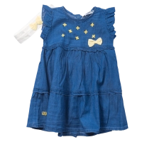 Βρεφικό φόρεμα Εβίτα για κορίτσια Daisy μπλε 