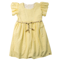 Παιδικό φόρεμα Εβίτα για κορίτσια  Rose κίτρινο 