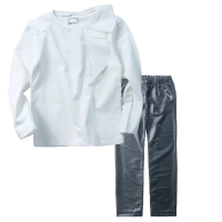 Παιδική μπλούζα Εβίτα για κορίτσια Lilith άσπρο Βόλτα καθημερινή χειμωνιάτικη ζεστή άνετη επώνυμη ετών online casual (1) | Παιδικό κολάν Emery για κορίτσια Leather μαύρο online δερματίνη άνετο χειμωνιάτικο βόλτα ζεστό ετών (1) 