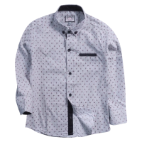 Παιδικό πουκάμισο για αγόρια  Castiel άσπρο 5-16