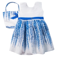 Παιδικό φόρεμα Εβίτα για κορίτσια Athena άσπρο 