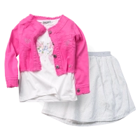 Παιδικό σετ Εβίτα για κορίτσια Cute Bow άσπρο φούστα βόλτα ρομαντικό γιορτή ετών casual online (7)