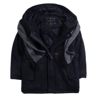 Παιδικό παλτό για αγόρια Hashtag no gain μπλε χειμωνιάτικο παλτό καλό ετών montgomery casual online (1)