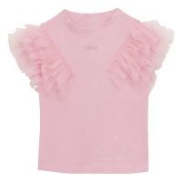 Παιδική μπλούζα Guess για κορίτσια Vail ροζ