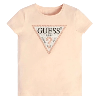 Παιδική μπλούζα Guess για κορίτσια Strass σομόν επώνυμη καλοκαιρινή καθημειρνή δώρο σχολείο ετών online stras (2)