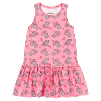Παιδικό φόρεμα για κορίτσια Losan unicorn princess ροζ καθημερινό μακό καλοκαιρινό αμάνικο βαμβακερό μονόκερους ετών online (2)