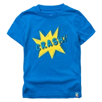 Παιδική μπλούζα AKO για αγόρια crash μπλε κοντομάνικες μπλούζες καλοκαιρινές μοντέρνες tshirt ελληνικά ετών