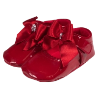 Βρεφικά παπούτσια για κορίτσια mini princess  κόκκινο παπουτσάκια αγκαλιάς για μωράκια μαλακά μηνών online (1)