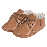Βρεφικά παπούτσια για αγόρια little sir καφέ παπουτσάκια αγκαλιάς για μωράκια μαλακά μηνών online (1)