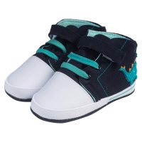Βρεφικά παπούτσια για αγόρια little dino μπλε παπουτσάκια αγκαλιάς για μωράκια μαλακά μηνών online
