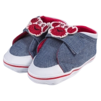 Βρεφικά παπούτσια για αγόρια happy crab μπλε παπουτσάκια αγkαλιάς για μωράκια μαλακά μηνών online
