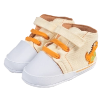 Βρεφικά παπούτσια για αγόρια little dino κίτρινο παπουτσάκια αγκαλιάς για μωράκια μαλακά μηνών online (10)