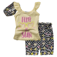 Παιδικό σετ Εβίτα για κορίτσια Fairy Fun in the sun κίτρινο καθημερινό άνετο σχολείο καλοκαιρινό οικονομικό ετών online (1)