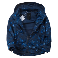 Παδικό μπουφάν name it για αγόρια Microchip μπλε αντιανεμικό καθημερινό σχολείο άνετο κουκούλα ετών online (1)