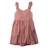 Παιδικό φόρεμα Serafino για κορίτσια Dusty σομόν 