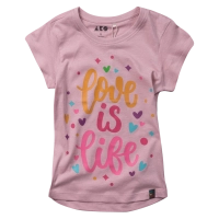 Παιδική μπλούζα AKO για κορίτσια Life ροζ 