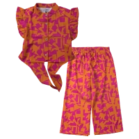 Παιδικό πουκάμισο Serafino για κορίτσια Sorbet καλοκαρινό κοντό άνετο εμπριμέ ετών crop online (1) | Παιδικό παντελόνι Serafino για κορίτσια Sorbet καλοκαιρινό αέρινο κοντό εμπριμέ άνετο ετών online (1) 