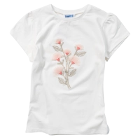 Παιδική μπλούζα Mayoral για κορίτσια Peonia άσπρο 