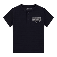Παιδική μπλούζα Guess για αγόρια Today μαύρο επώνυμη καλοκαιρινή μακό άνετη ετών online (2)