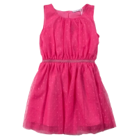 Παιδικό φόρεμα Name it για κορίτσια Dot φούξια 