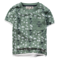 Παιδική μπλούζα New College για αγόρια Palms πράσινο