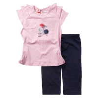Παιδικό σετ Reflex για κορίτσια Flower  ροζ κοριτσίστικα καλοκαιρινό άνετο καλοκαιρινό ετών online (1)