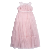 Παιδικό φόρεμα αμπιγέ για κορίτσια Selena ροζ