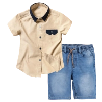 Πουκάμισο για αγόρια Overtone μπεζ καλοκαιρινά πουκάμισα κοντομάνικα αγορίστικα Online οικονομικά | Παιδική βερμούδα Mayoral για αγόρια Jeanious μπλε καθημερινά αγορίστικα καλοκαιρινά επώνυμα ετών online (1) 