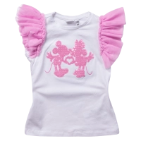 Παιδική μπλούζα Disney για κορίτσια Mouses ροζ 