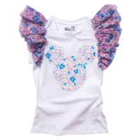 Παιδική μπλούζα Disney για κορίτσια Mouse τούλι βόλτα καλοκαιρινή παγιέτες ετών casual online (1)