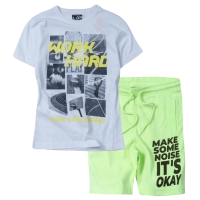 Παιδική μπλούζα Losan για αγόρια work hard άσπρο αγορίστικες κοντομάνικες καλοκαιρινές μπλούζες tshirt ετών | Παιδικό μαγιό Losan για αγόρια make noise fluo αγορίστικα παιδικά μαγιό βερμούδα μοντέρνα online ετών 