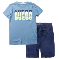 Παιδική μπλούζα Guess για αγόρια Mails γαλαζιο καθημερινές μακό επώνυμες ετών online (1) | Παιδική βερμούδα Guess για αγόρια Animation μπλε καλοκαιρινές επώνυμες καθημερινές μονόχρωμες online (1) 