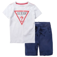 Παιδική μπλούζα Guess για αγόρια Seco άσπρο καθημερινές επώνυμες ετών μακό online (1) | Παιδική βερμούδα Guess για αγόρια Animation μπλε καλοκαιρινές επώνυμες καθημερινές μονόχρωμες online (1) 