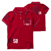 Παιδική μπλούζα Polo Hashtag για αγόρια Legend κόκκινο πόλο καλοκαιρινό οικονομικό άνετο καλό ετών polo online  (10)