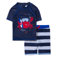 Παιδικό σετ μαγιό Minoti για αγόρια Crab μπλε για θάλασσα προστασία UV ήλιο ρούχα για παραλία ετών online (1)