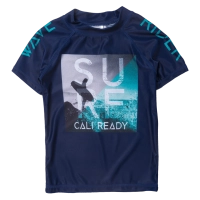 Παιδικό μαγιό αντιλιακή μπλούζα Minoti για αγόρια Surf μπλε 8-14