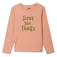 Παιδική μπλούζα ΑΚΟ για κορίτσια Save trees σόμον 