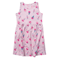 Παιδικό φόρεμα Name it για κορίτσια Icecreams ροζ καλοκαιρινό μονόκερος οικονομικό βαμβακερό μακό ετών online (1)