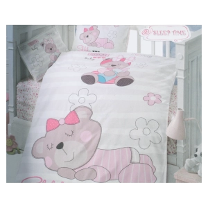 Σετ σεντόνι παπλωματοθήκη μαξιλαροθήκη για παιδικό κρεβάτι Cute Baby κοριτσίστικο ιδανικό για δώρο