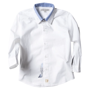 Παιδικό πουκάμισο New College για αγόρια Sail Άσπρο καθημερινές επώνυμες ποιοτικές μπλούζες online