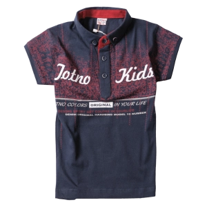 Παιδική μπλούζα για αγόρια Storm Kids μπλε μπλουζάκια polo για αγόρια καλοκαιρινά κοντομάνικα ετών online