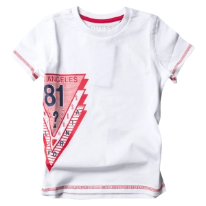 Παιδική μπλούζα GUESS για αγόρια 81 Άσπρο αγορίστικη επώνυμη μοντέρνα ποιοτική ιδιαίτερη