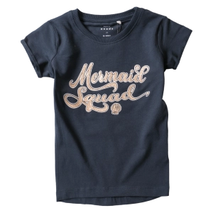 Παιδική μπλούζα Name it για κορίτσια Mermaid Squad μπλε επώνυμα παιδικά ρούχα μπλούζες καλοκαιρινές κοντομάνικες για κορίτσια ετών