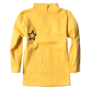 Παιδική μπλούζα ζιβάγκο unisex Star Κίτρινο αγορίστικες οικονομικές φτηνές καθημερινές για βόλτα