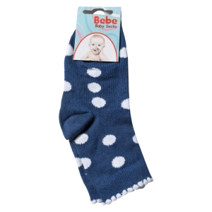 Παιδικές κάλτσες για κορίτσια Big Dots Μπλε κοριτσίστικο χαριτωμένο με βούλες online