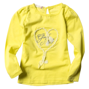 Παιδική μπλούζα για κορίτσια Good Morning Κίτρινο κοριτσίστικες μπλούζες εποχιακές μοντέρνες